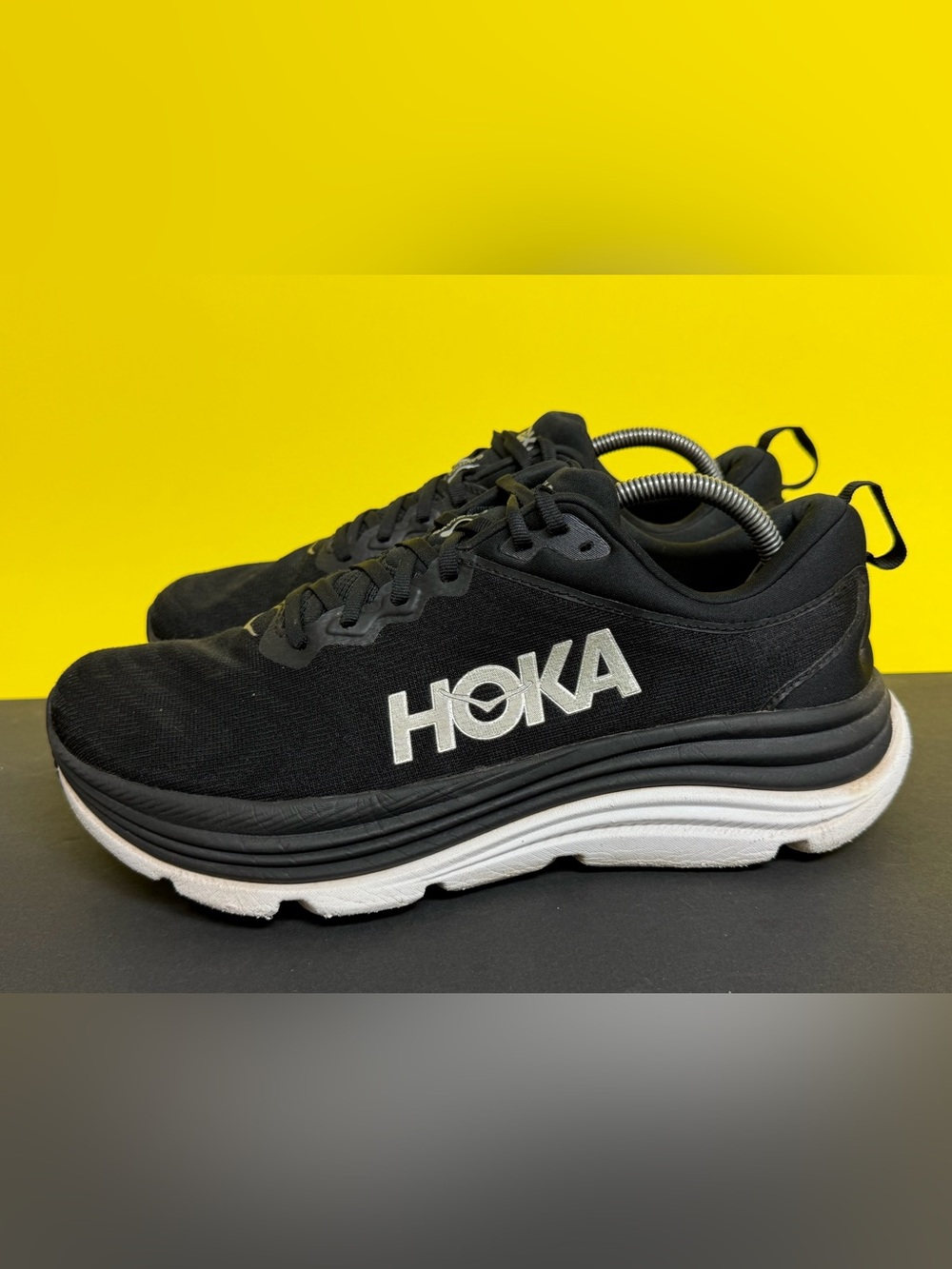 Hoka One One Gaviota 5 Mens Size 10.5D White Athletic Running Shoes